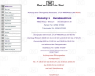 Bild Wensing Gnther u. Roswitha Hundepension -Schule u. Hundefriseur