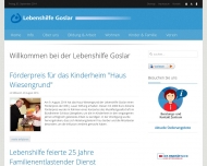 Bild Webseite Lebenshilfe Goslar gem. Westerode