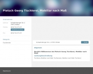 Bild Pietsch Georg Tischlerei, Mobiliar nach Ma