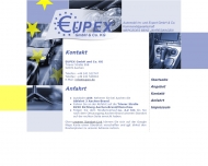 Website EUPEX Automobil Im- und Export