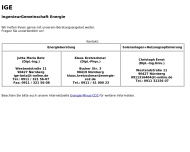 IGE-Energie - IngenieurGemeinschaft Energie