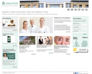 Bild Webseite Asklepios Klinik Lindau Bodolz