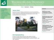 Bild Waldhausklinik Deuringen gGmbH