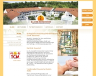 Website Rehabilitationszentrum Klinik Rosenhof