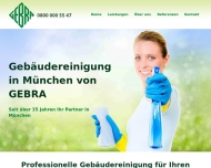 Website GEBRA Gebäudereingung