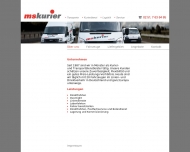 Website ms-kurier Transportunternehmen