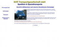 Bild NVR Transportgesellschaft mbH Spezialtransporte u. Spedition