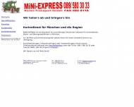 Website FUNK-EXPRESS Transportvermittlung