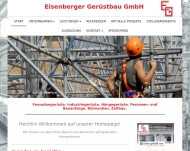 Eisenberger Ger?stbau GmbH in Eisenberg - Start