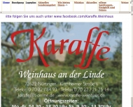 Bild Karaffe Weinhaus an der Linde