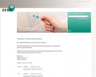 TRANSIT-Informationsseite www.denic.de