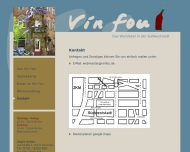 Website Weinhandlung Vinfou Karlsruhe