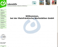 Website Mainfränkische Werkstätten