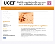 Bild UCEF Markt- und Sozialforschung Unabhngiges Centrum fr empirische Markt-