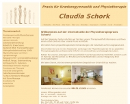 Website Praxis für Physiotherapie und Krankengymnastik Claudia Schork & Susanne Schork