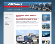 Bild Erich Althaus Spedition -Gter - Nah- und Fernverkehr GmbH & Co. KG