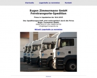 Bild Eugen Zimmermann Gesellschaft mit beschrnkter Haftung Ferntransporte Spedition