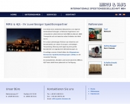Website MIRU & HJS Internationale Speditionsgesellschaft