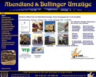 Website Bullinger Michael Speditions- und Umzugsges.