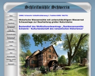 Bild Schleifmhle Schwerin Stadtgeschichts- und Museumsverein Schwerin e.V. Historische Steinschleiferei