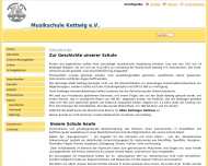 Website Musikschule Kettwig