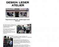 Website Design-Leder-Schneiderei Rep/Maß