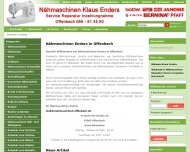 Bild Nhmaschinen Enders K. Offenbach Singer Pfaff Brother Wolle & Kurzwaren