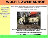 Wolfis-Zweiradhof in Schweinspoint Tel. 09097 1558