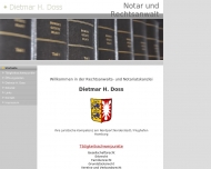 Bild Doss Dietmar H. Notar und Rechtsanwalt