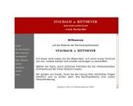 Website Staubach u. Rittmeyer