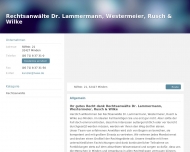 Bild Rechtsanwlte Dr. Rolf Lammermann, Westermeier Silke, Rusch Jrgen u. Wilke Gnther