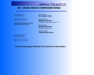 Website Rechtsanwälte Grob Dr.