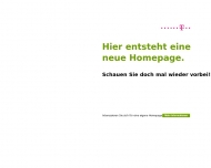 Hier entsteht eine neue Homepage