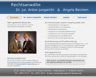 Website Beicken & Jungwirth Dr. Rechtsanwälte
