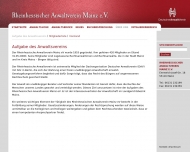 Website Rheinhessischer Anwaltsverein Mainz