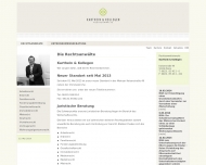 Website Kallenberg , Knaupe u. Tews Rechtsanwälte