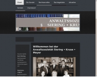 Website Siering u. Kollegen Rechtsanwälte u. Notar Anwaltssozietät