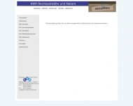 Website Rechtsanw�lte Kubitza Welke R�chner Rechtsanw�lte und Notare