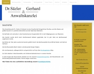 Website S�zler O. Dr.jur. , Gerhard H. L. Rechtsanw�lte B�ro