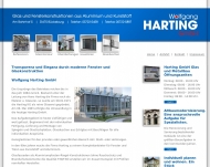 Website Bauglaserei Wolfgang Harting