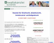 Anwaltskanzlei Sch?fer - FACHANW?LTE F?R STRAFRECHT UND ARBEITSRECHT