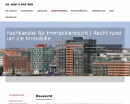 Website Henf Dr. & Partner Rechtsanwälte