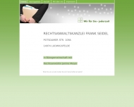 Website Anwaltskanzlei Seidel Frank