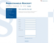 Website Ashcroft Michael A.C. Rechtsanwalt