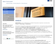 Website Weitnauer Rechtsanwälte