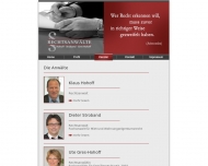 Website Hohoff + Stroband Anwaltskanzlei