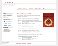 Website Hewer u. Kollegen Rechtsanwaltskanzlei