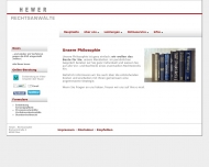 Website Hewer u. Kollegen Rechtsanwaltskanzlei