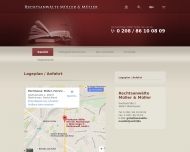 Website Rechtsanwälte Müller Heinrich , Müller Gregor H., Müller Sarah