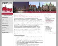 Website Hanseatische Rechtsanwaltskammer Bremer Notarkammer